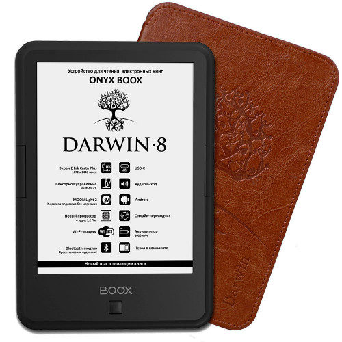 Электронная книга ONYX Boox Darwin 8 1448x1072, E-Ink, 8 ГБ, черный