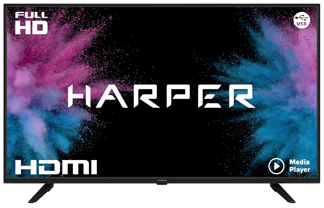 Телевизор HARPER 42F660T 42" (2017), черный
